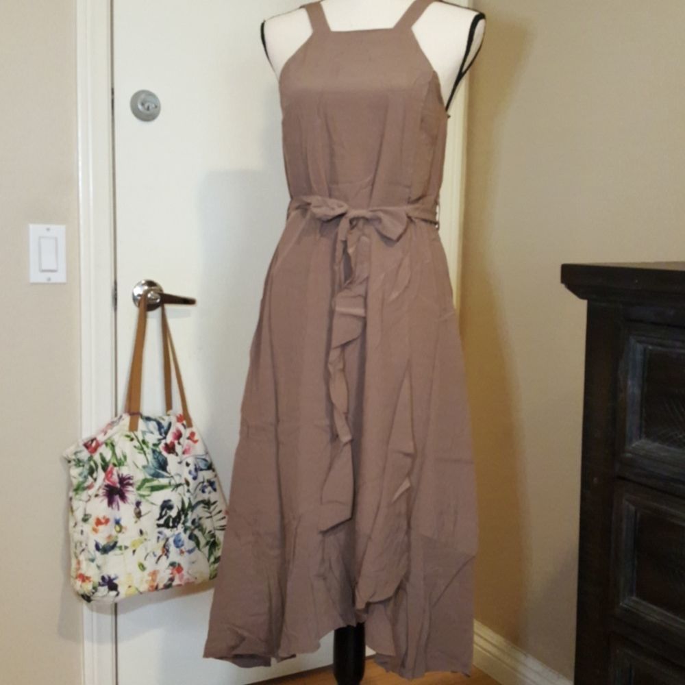 XS Cottagecore Ruffle Wrap Dress